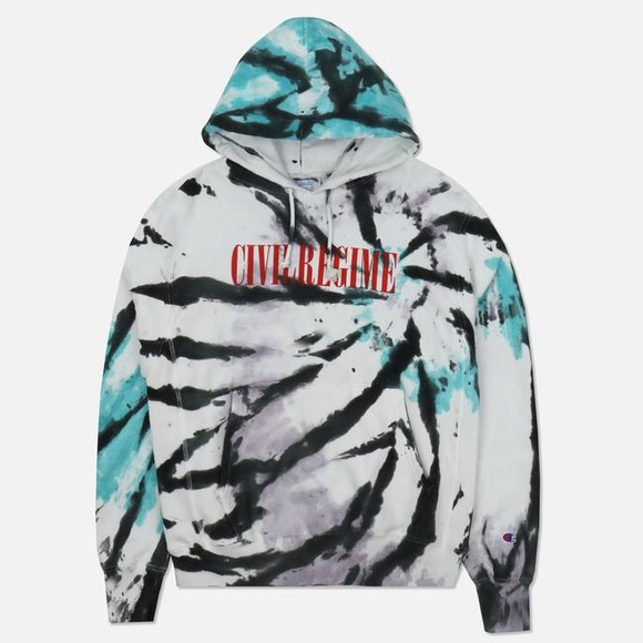 Champion Sweaters Civil Regime Champion Gradient Spiral Hoodie